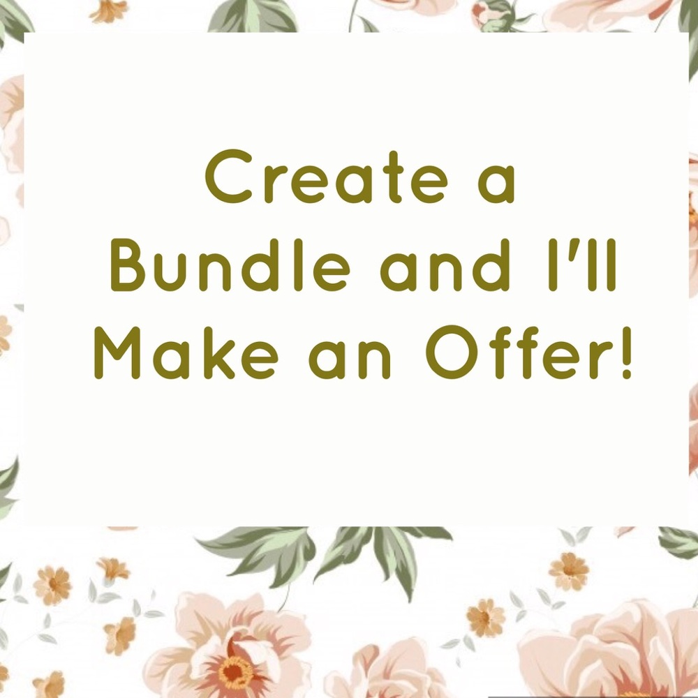 Like multiple things? CREATE A BUNDLE ✨